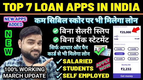 Top Loan Apps In India Mar Apr Low Cibil Instant Personal