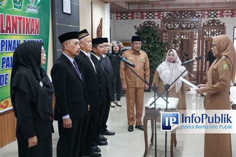 Infopublik Pj Wali Kota Lantik Lima Pimpinan Baznas Kota Palangka Raya