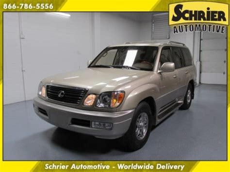 Buy Used 2002 Lexus Lx 470 Gold Navigation Sunroof 7 Passenger 4x4 In