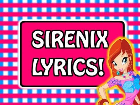 Winx Club Sirenix Lyrics YouTube