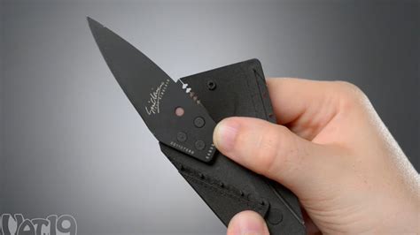 Cardsharp Credit Card Knife Youtube