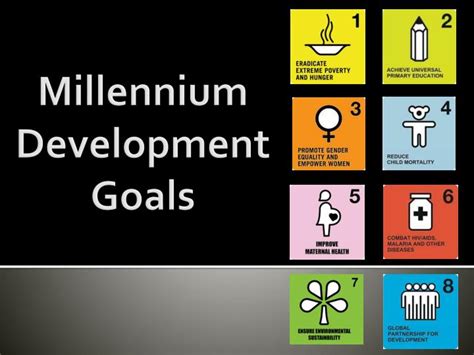 Ppt Millennium Development Goals Powerpoint Presentation Free