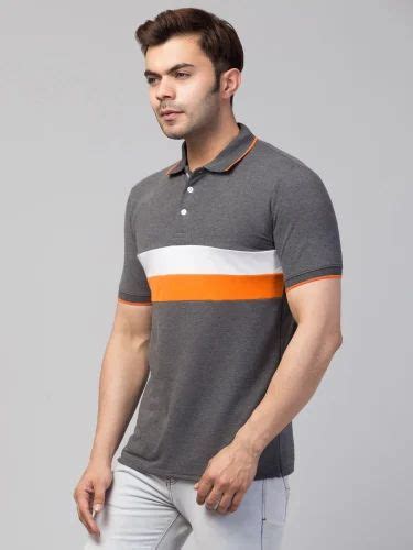 Plain Cotton Polo Neck Men T Shirt At Rs 220piece Mens Polo T Shirt In New Delhi Id