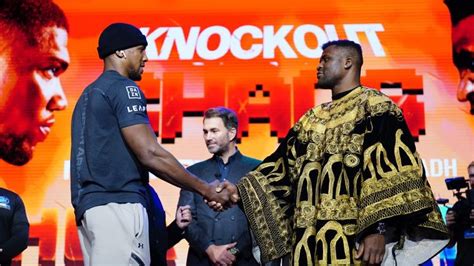 Boxe Francis Ngannou Anthony Joshua Lincroyable Bande Annonce Dévoilée Vidéo