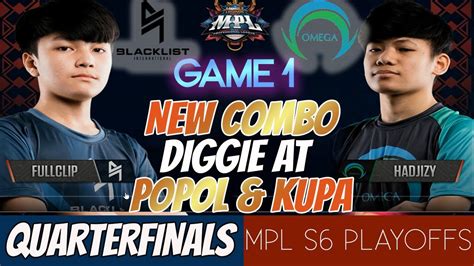 Popol Kupa W Diggie Combo Game Omega Esports Vs Blacklist