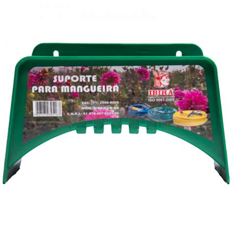 Suporte P Mangueira Pvc Verde Ibir