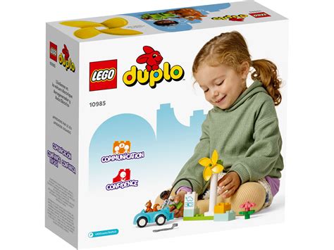 LEGO Duplo 10985 Turbina wiatrowa i samochód elektryczny LSbricks pl