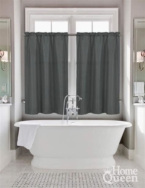 waterproof bathroom window curtains