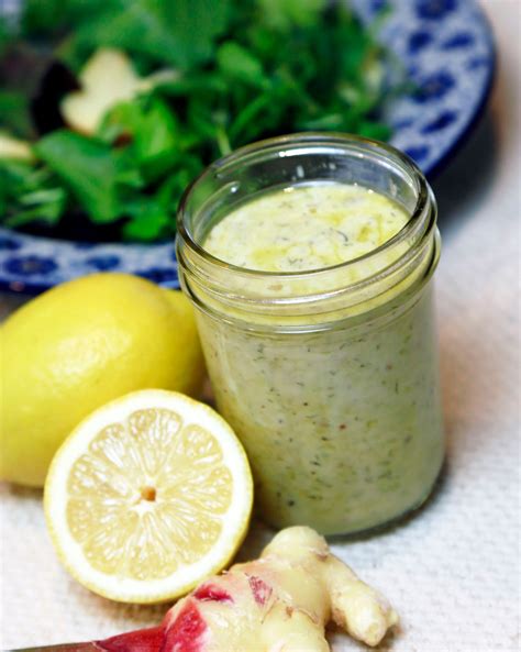 Creamy Lemon Salad Dressing The Ravenous Bunny