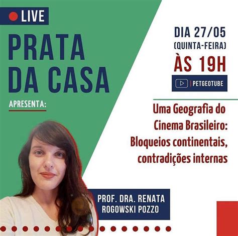 Notícia PET Geografia da Udesc realiza live do projeto Prata da Casa