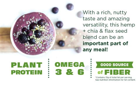 Manitoba Harvest Organic Hemp Chia And Flax 7 Oz 8g Plant Based Protein 5g Of Fiber Per