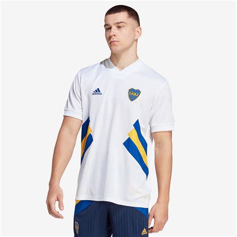 Boca Juniors 2023 Adidas Icon Jersey - White - Football Shirt Culture ...