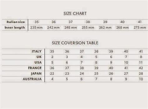 Kenzo Classic Fit Size Chart Size Chart Kenzo Classic 46 Off