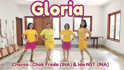 Gloria Line Dance Choreo Chok Fredo Ina Ida Nst Ina Demo By