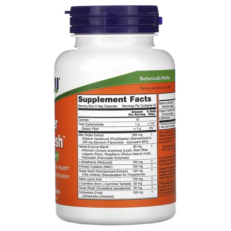 NOW Foods Liver Refresh 90 Veg Capsules