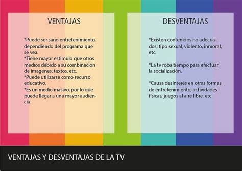 Ventajas Y Desventajas De La Tv Diagrama De Clases