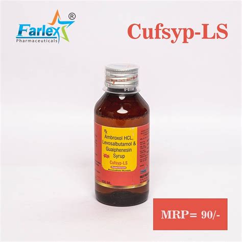 Levosalbutamol Mg Ambroxol Hydrochloride Mg Guaiphenesin Mg