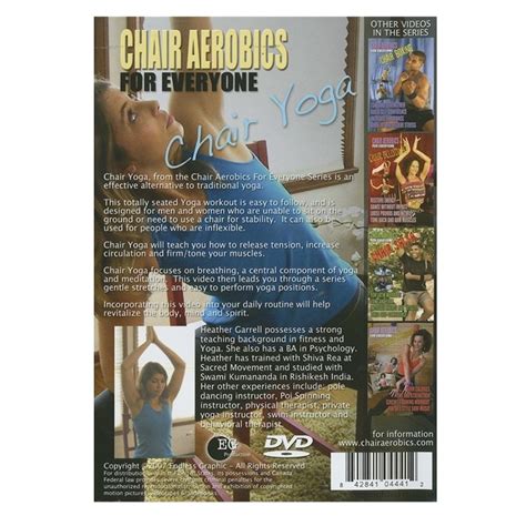 Chair Aerobics for Everyone - Chair Yoga DVD : seated yoga exercises