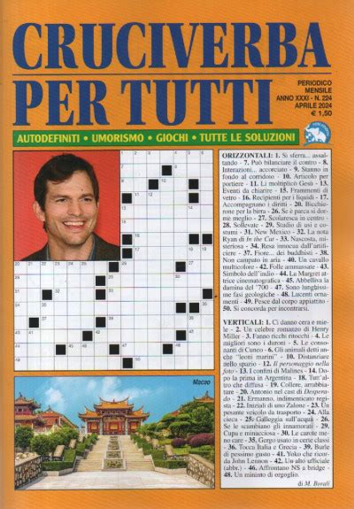 Cruciverba Per Tutti N 224 Mensile Aprile 2024 Italiano EDICOLA