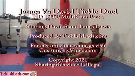 James Vs David Tickle Duel Hd Multicam Part 1 Ladsfeet And Tickling Clips4sale