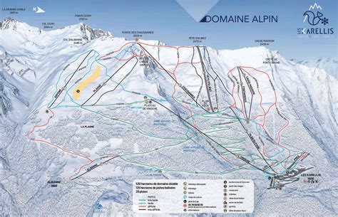 Domaine Skiable Pistes De Ski Aux Karellis Les Carlines