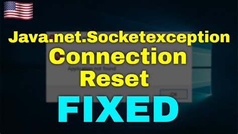 How To Fix Java Net Socketexception Connection Reset Windows 11 YouTube