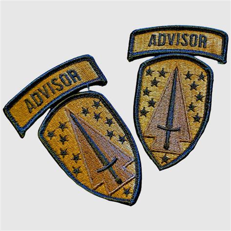 Security Forces Assistance Brigade Ocp Patch With Advisor Tab Pair Bradleys Surplus