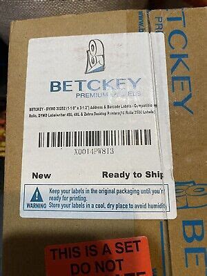 Betckey Rolls Compatible Dymo X Address