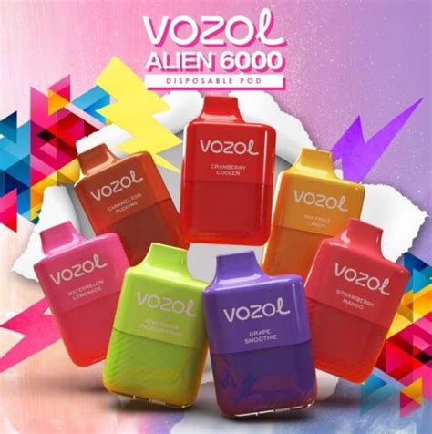 Vozol Alien Puffs Disposable Vape Pod Vape Vandal Best Vape E