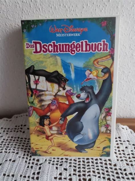 Vhs Das Dschungelbuch Walt Disney Meisterwerk Mit Hologramm