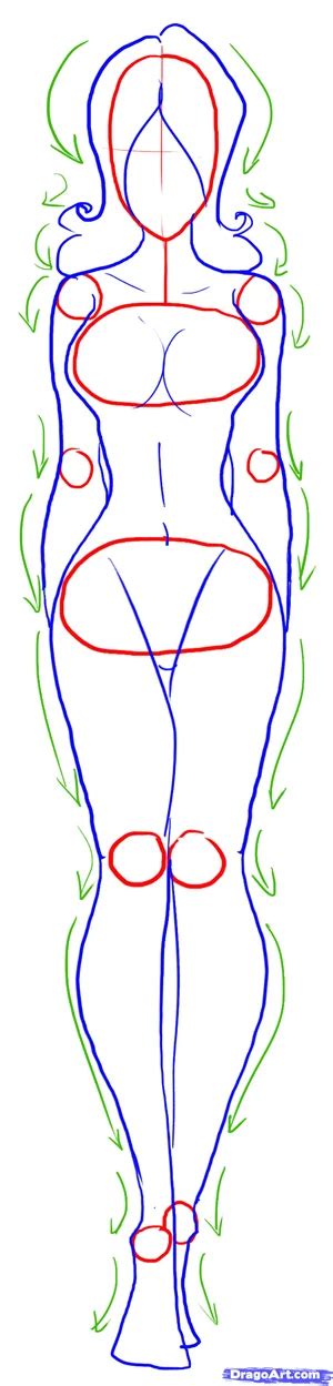 How To Draw A Girl Body