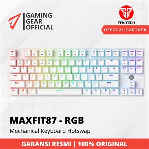 Jual Fantech MAXFIT87 Hotswap RGB 5 Pin Keyboard Gaming Mechanical