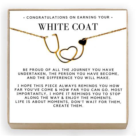 White Coat Ceremony T Medical Student Graduation T Idea Etsy