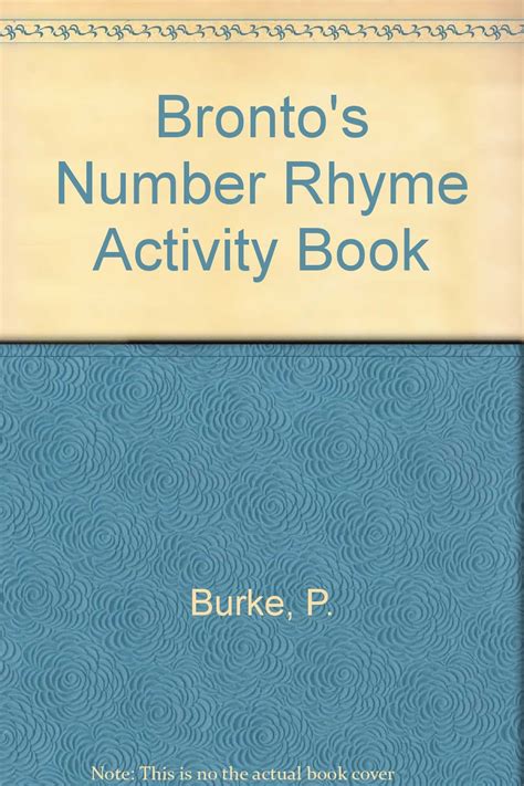 Bronto S Number Rhyme Activity Book Burke P Albany E 9780582252257