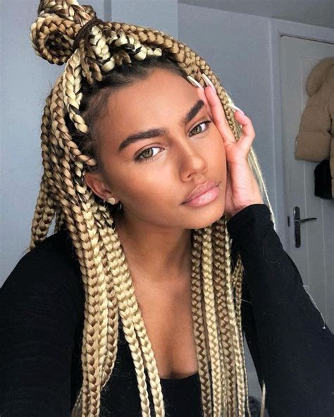 50 Beautiful Jumbo Box Braids Ideas Thrivenaija