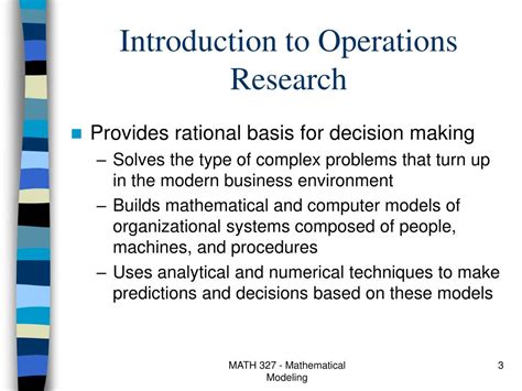 PPT Introduction To Operations Research PowerPoint Presentation Free