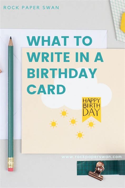 What To Write In A Birthday Card Cool Birthday Cards Birthday Card