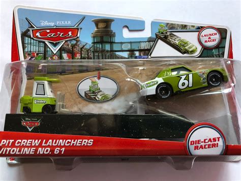 Disney Pixar Cars Launcher Pit Crew Launchers Vitoline No. 61 - Action Figures