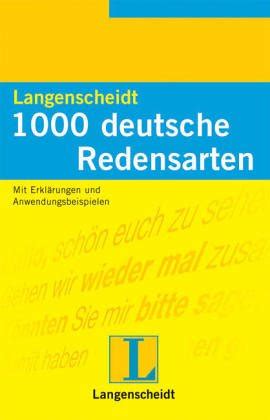 Langenscheidt 1000 Deutsche Redensarten Raheel House Library