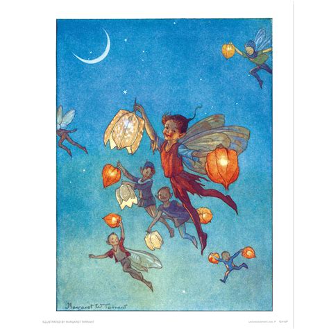 Fairy Lanterns Fairies Art Print Laughing Elephant