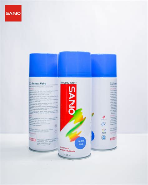 Sanvo Aerosol Spray Paint 400 Ml Blue Lazada PH