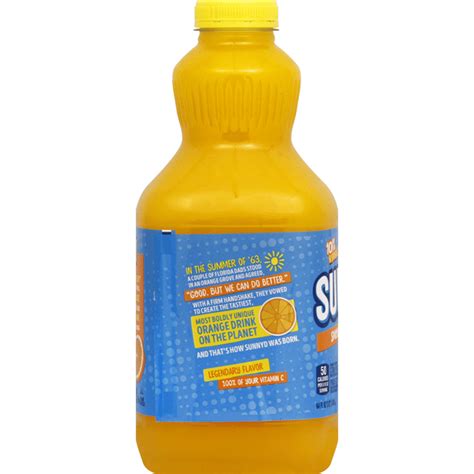 Sunny D Citrus Punch Smooth Orange 64 Fl Oz Instacart