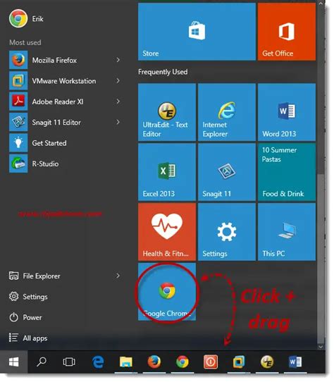 Customize Windows 10 Start Menu Apps And Programs