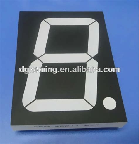 White 4 Inch Seven Segment Led Number 7 Segment Display