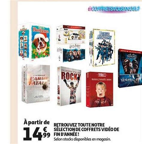 Promo Coffrets Vid O De Fin D Ann E Chez Auchan Icatalogue Fr