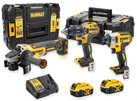 DEWALT ZESTAW WKRĘTARKA DCD796 ZAKRĘTARKA DCF887 SZLIFIERKA DCG405