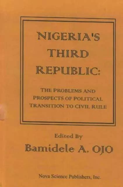 Troisi Me R Publique Du Nigeria Les Probl Mes Et Les Perspectives De