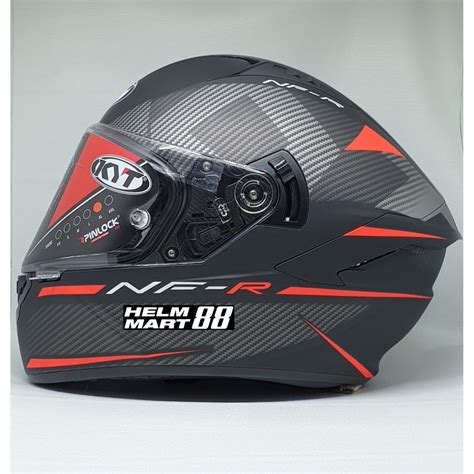 KYT NFR Logos Helm KYT FullFace NF R Black Matte Helm KYT NFR Shopee