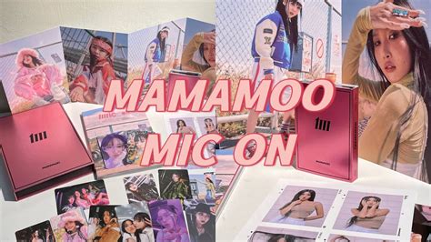 UnboXING MAMAMOO 12th Mini Album MIC ON YouTube