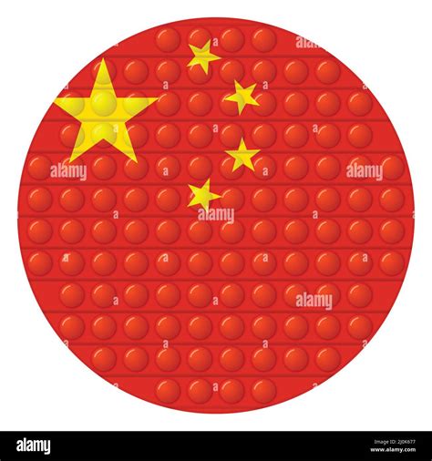 Glass Light Ball With Flag Of China Round Sphere Template Icon